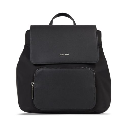 Sac à dos Calvin Klein Ck Must Campus Backpack-Nylon K60K611538 Ck Black BAX - Chaussures.fr - Modalova