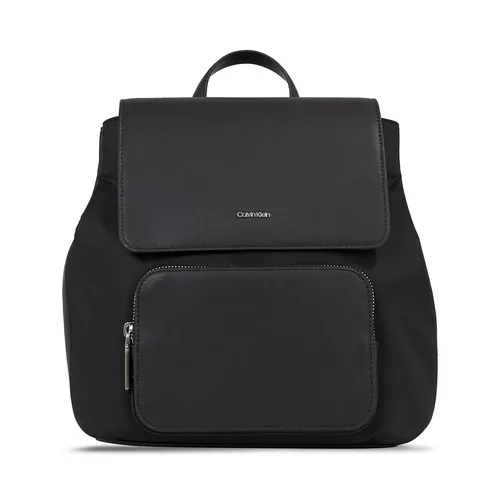 Sac à dos Calvin Klein Ck Must Campus Backpack-Nylon K60K611538 Noir - Chaussures.fr - Modalova