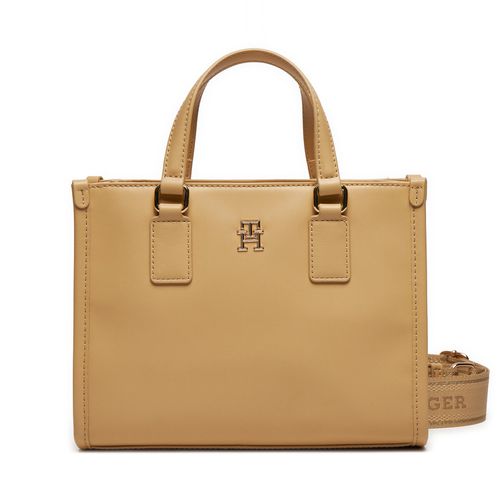 Sac à main Tommy Hilfiger Th Monotype Mini Tote AW0AW15977 Harvest Wheat ACR - Chaussures.fr - Modalova
