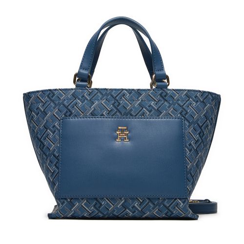 Sac à main Tommy Hilfiger AW0AW16707 Bleu marine - Chaussures.fr - Modalova