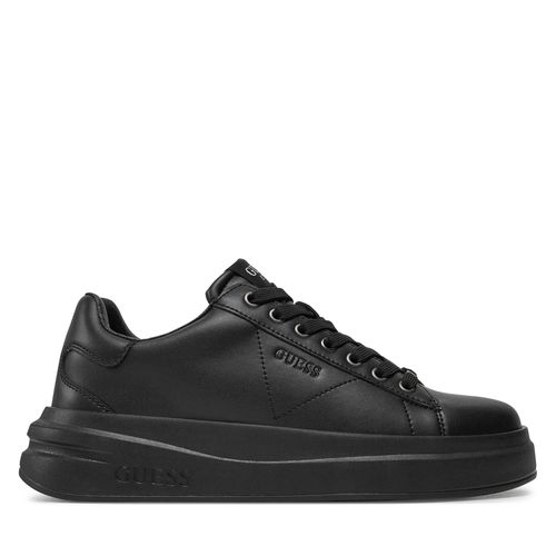 Sneakers Guess Elbina FLFELB LEA12 Noir - Chaussures.fr - Modalova