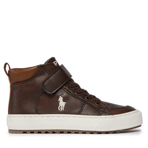 Boots Polo Ralph Lauren Jaxson Ps RF104243 Chocolate/Cream - Chaussures.fr - Modalova