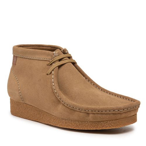 Boots Clarks Shacre Boot 26159438 Dark Sand Suede - Chaussures.fr - Modalova