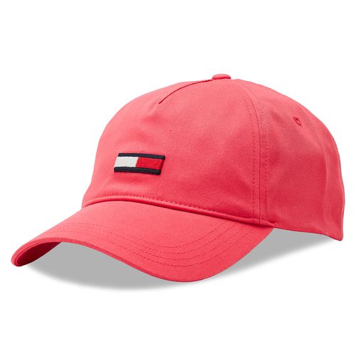 Casquette Tommy Jeans Flag AW0AW14594 Rose - Chaussures.fr - Modalova