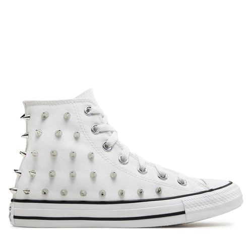 Sneakers Converse Chuck Taylor All Star Studded A06444C White/Black/White - Chaussures.fr - Modalova