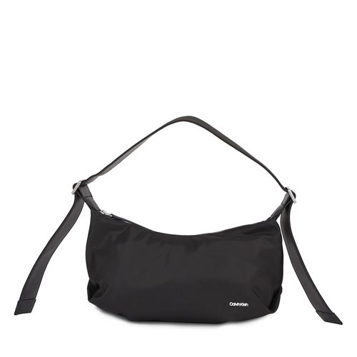 Sacoche Calvin Klein Wide Strap Nylon Shoulder Bag Sm K60K611056 Ck Black BAX - Chaussures.fr - Modalova