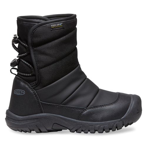 Bottes de neige Keen Puffrider Wp 1027959-1 Black/Steel Grey - Chaussures.fr - Modalova