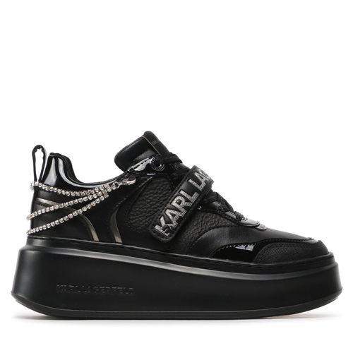 Sneakers KARL LAGERFELD KL63540D Black Lthr w/Silver - Chaussures.fr - Modalova