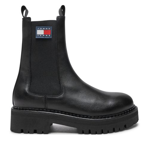 Bottines Chelsea Tommy Jeans Urban Chelsea EN0EN02629 Noir - Chaussures.fr - Modalova