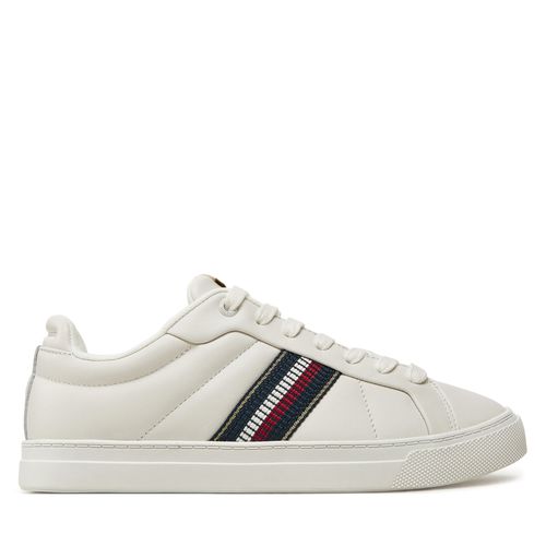 Sneakers Tommy Hilfiger Icon Court Sneakers Stripes FW0FW08110 Blanc - Chaussures.fr - Modalova