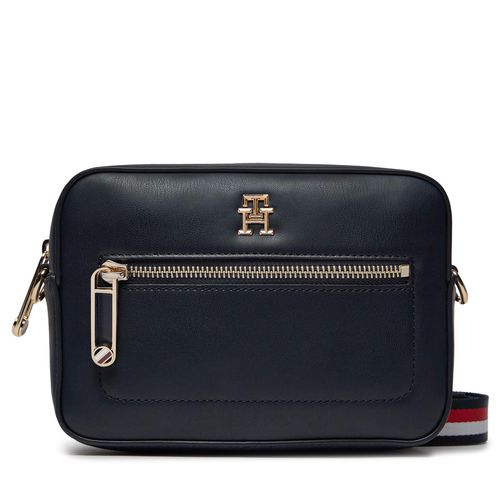 Sac à main Tommy Hilfiger Iconic Tommy Camera Bag Corp AW0AW15864 Navy DW6 - Chaussures.fr - Modalova