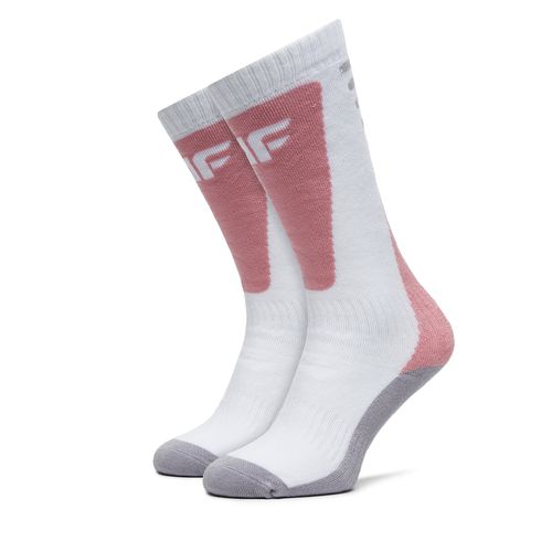 Chaussettes de ski 4F 4FJWAW24UFSOF143 Blanc - Chaussures.fr - Modalova