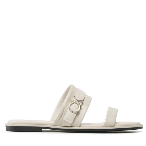 Mules / sandales de bain Calvin Klein Almond Slide W/Hw HW0HW01482 Blanc - Chaussures.fr - Modalova