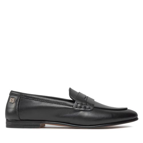 Loafers Tommy Hilfiger Essential Leather Loafer FW0FW07769 Black BDS - Chaussures.fr - Modalova
