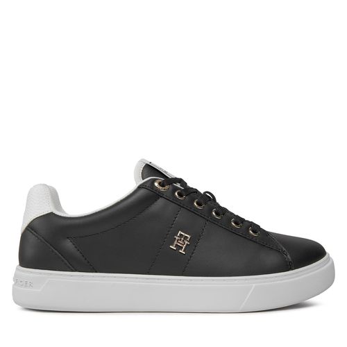 Sneakers Tommy Hilfiger Essential Elevated Court Sneaker FW0FW07685 Black BDS - Chaussures.fr - Modalova
