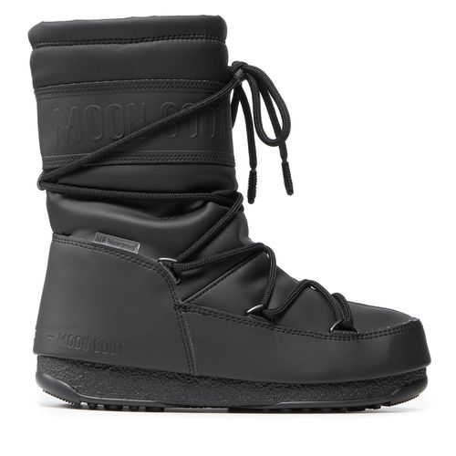 Bottes de neige Moon Boot Mid Rubber Wp 24010300 Black - Chaussures.fr - Modalova