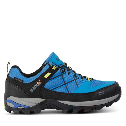 Chaussures de trekking Regatta Samaris III Low RMF835 Blue / Lime punch 1FZ - Chaussures.fr - Modalova