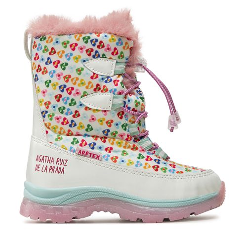 Bottes de neige Agatha Ruiz de la Prada 241992-B D Blanc - Chaussures.fr - Modalova