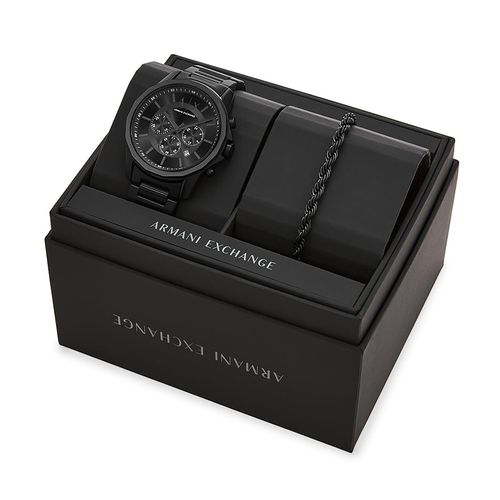 Montre Armani Exchange AX7163SET Noir - Chaussures.fr - Modalova