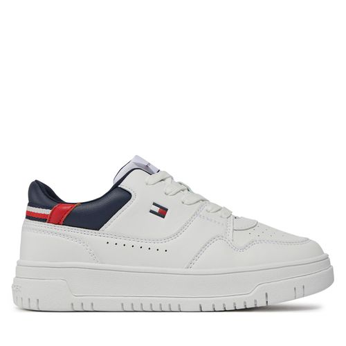 Sneakers Tommy Hilfiger Low Cut Lace-Up Sneaker T3X9-33367-1355 S Blanc - Chaussures.fr - Modalova