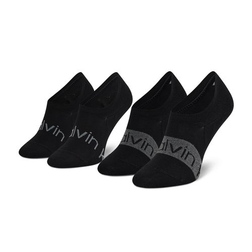 Lot de 2 paires de socquettes Calvin Klein 701218713 Black 002 - Chaussures.fr - Modalova
