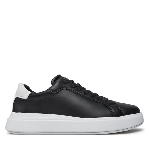 Sneakers Calvin Klein Low Top Lace Up Lth HM0HM01016 Noir - Chaussures.fr - Modalova