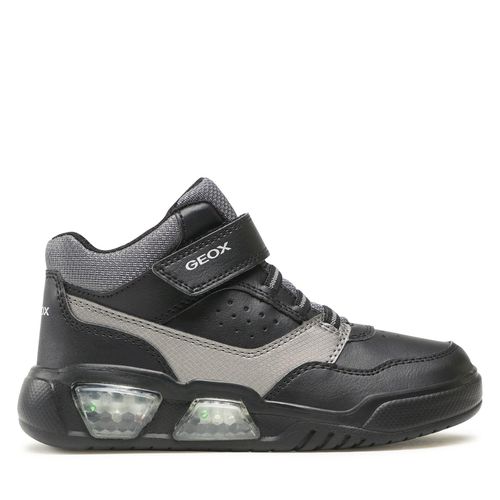 Sneakers Geox J Illuminus Boy J36GVB 05411 C0005 S Black/Dk Grey - Chaussures.fr - Modalova