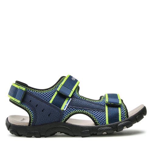 Sandales Geox J S.Strada A J1524A 014CE C4052 D Dk Blue/Lime - Chaussures.fr - Modalova