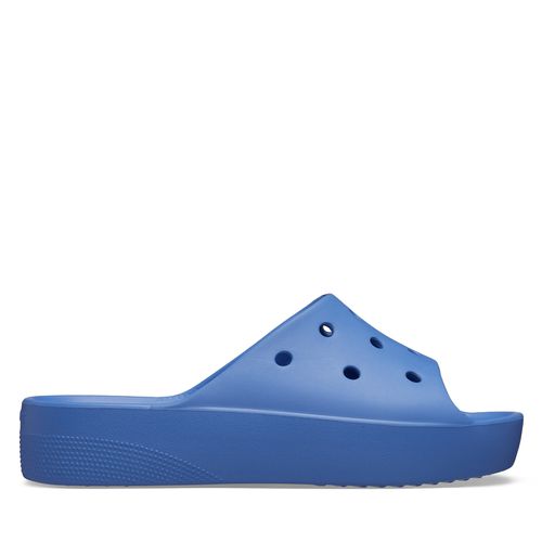 Mules / sandales de bain Crocs Classic Platform Slide 208180 Bleu - Chaussures.fr - Modalova
