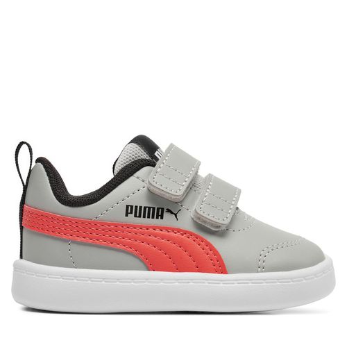 Sneakers Puma Courtflex V2 V Inf 371544-32 Cool Light Gray/Active Red - Chaussures.fr - Modalova