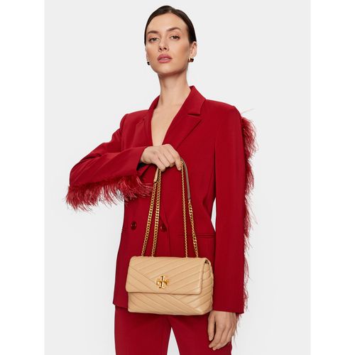 Sac à main Tory Burch Kira Chevron Small Convertible Shoulder Bag 90452 Desert Dune 251 - Chaussures.fr - Modalova