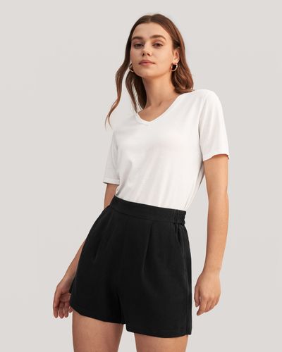 Short En Soie Basique Et Doux - LILYSILK - Modalova