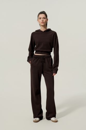 Pull Seamflow Poise – Sweat à capuche court en soie avec point de feston | LILYSILK® - LILYSILK - Modalova