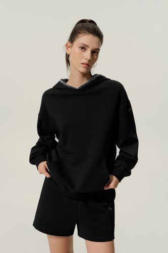 Sweat à capuche Seamflow Douceur – Sweat à capuche oversize en soie avec point de feston | LILYSILK® - LILYSILK - Modalova
