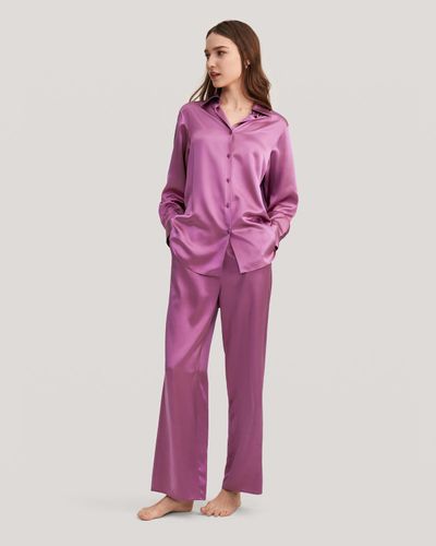 Viola Pyjama surdimensionné en soie - LILYSILK - Modalova