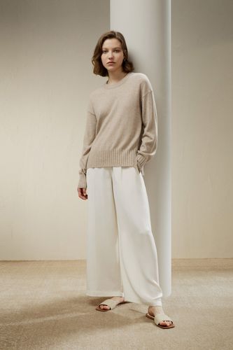 Crew Neck Cashmere Sweater - LILYSILK - Modalova