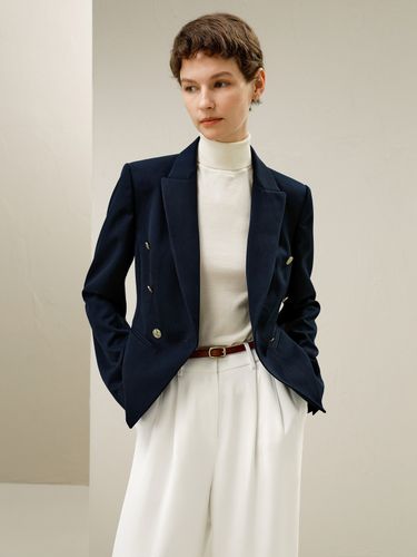 Blazer ajusté à double boutonnage - LILYSILK - Modalova