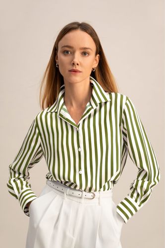 LILYSILK Chemisiers Soie Rayures Audacieuses Classiques 100% Soie Simple Et Classique Style Sophistiqué - S - LILYSILK - Modalova