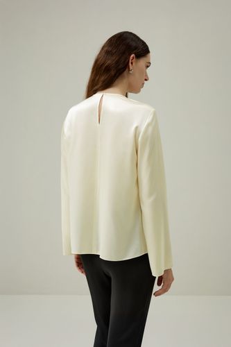 LILYSILK Top Soie Manches Longues Soie De Haute Qualité Mettant En Valeur La Féminité Une Élégance Intemporelle S - LILYSILK - Modalova