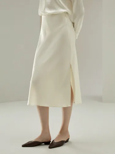 LILYSILK Jupe Soie Coupe En Biais 100% Soie Vêtements Taille Petite Qui Épouse Délicatement Vos Courbes Petite 36 - LILYSILK - Modalova