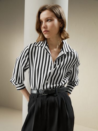 LILYSILK Chemise En Soie Pure Coupe Régulière Pure Soie Élégance Sans Effort Style D'Affaires Petite M - LILYSILK - Modalova
