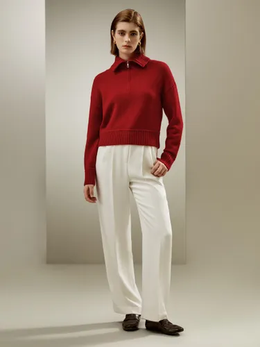 LILYSILK Pull Cachemire Poignets Et Ourlets Côtelés Laine-Cachemire Sophistiqué Et Élégant Les Essentiels De La Garde-Robe L - LILYSILK - Modalova