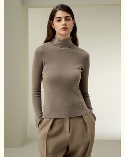 LILYSILK Pull Col Roulé Soie Confortable Pour La Peau Soie-Cachemire Anti-Allergies Un Confort Inégalé L - LILYSILK - Modalova