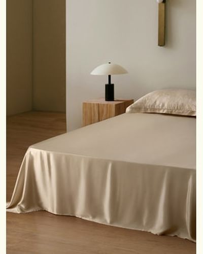 LILYSILK Drap De Lit En Soie Doux Pour La Peau Soie De Mûrier De Haute Qualité Maintient L'Hydratation Pour Mieux Dormir 220X260Cm - LILYSILK - Modalova