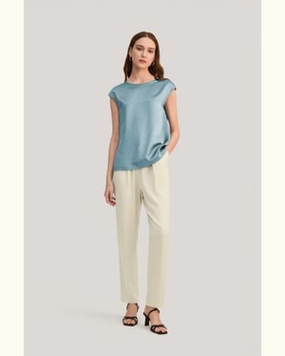 LILYSILK T Shirt Soie Brillant, Lisse, Doux Soie Charmeuse Facile À Assortir Texture Luxueuse S - LILYSILK - Modalova
