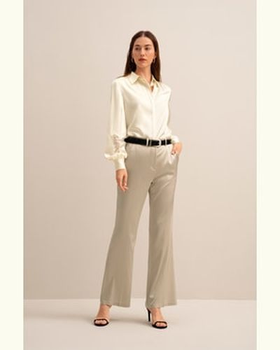 LILYSILK Chemisier En Soie Ajustement Régulier Soie De Mûrier De Haute Qualité Simple Et Classique Douceur Contre La Peau S - LILYSILK - Modalova