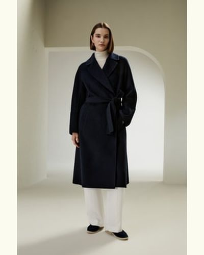 LILYSILK Manteau En Laine Col À Larges Revers Classique Cachemire Et Laine Élégance Intemporelle Et Style Sophistiqué XL - LILYSILK - Modalova