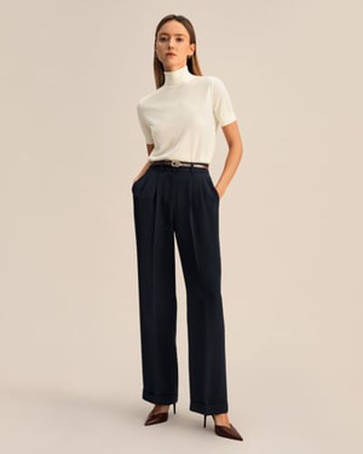 LILYSILK Pantalon Soie Taille Intermédiaire, Coupe Large Soie Épaisse 40Mm Convient À Toutes Les Saisons 46 - LILYSILK - Modalova