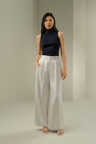 LILYSILK Pantalons Soie Style Chic, Passants De Ceinture 100% Soie Naturelle Une Touche D'Élégance Dans Votre Vie 46 - LILYSILK - Modalova