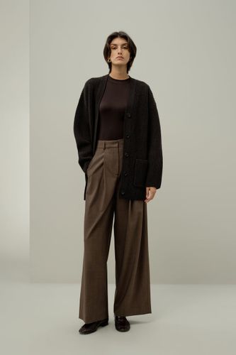 LILYSILK Cardigan Oversize en Tricot Côtelé, Gilet Doux à Torsades XL - LILYSILK - Modalova